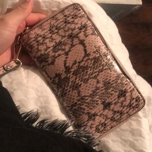 Michael Kors Snakeskin Smartphone Wristlet